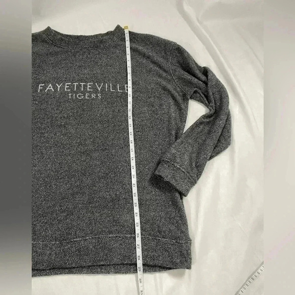 Boxercraft FAYETTEVILLE TIGERS PULL OVER woman’s size XL dark gray long sleeve - Picture 8 of 11